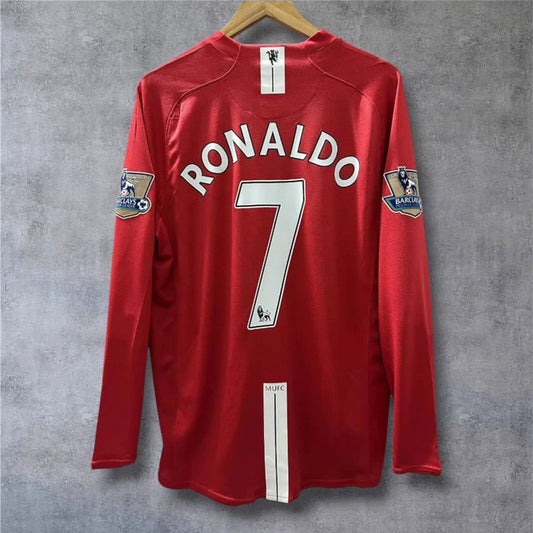 Cristiano Ronaldo - 07/08 Manchester United Jersey - Long Sleeve